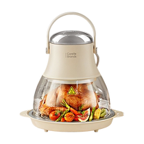 (Self-operated) Corning air fryer small light bulb household glass visual multi-function all-in-one large-capacity electric fryer