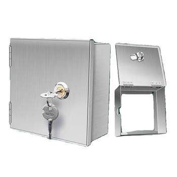 Stainless anti-theft box outdoor charging socket protection box