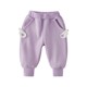 Antibacterial far infrared girls autumn and winter casual pants children's leggings children's warm baby plus velvet trousers