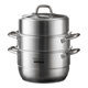 Royalstar 304 stainless steel three-layer thickened steamer