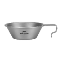 Naturehike Nokele Snow Pull Bowl Outdoor Lightweight Titanium Bowl Camping Camping Tableware BBQ Picnic Equipment