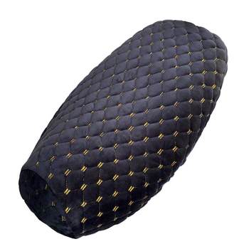 Electric vehicle winter warm velvet seat cushion cover