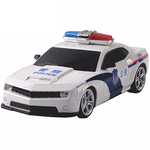 充电遥控警车儿童玩具110公安汽车灯光音乐2男孩生日礼物3-4-5岁6