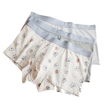 Men's nutshell underwear spring and summer koala printed new antibacterial cotton crotch bottom men's underwear combination