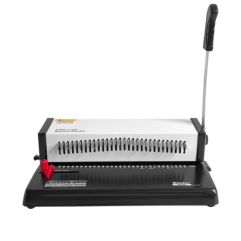 Adjustable 30-hole loose-leaf puncher Adjustable 6-hole 9-hole 20-hole 26-hole A4 paper office information binding punch b5 document voucher punching knife multi-functional multi-hole binding machine consumables