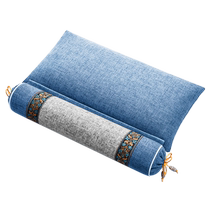 Cervical spine pillow to help sleep cervical vertebra protection mugwort buckwheat cassia seed special hot compress for sleeping moxibustion hard round neck pillow