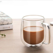 Double Wall Glass Coffee Cupe Kungfu Tea Drink Cup Handmade H