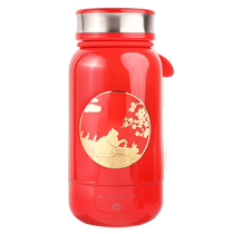 Forbidden City Palace Cat Flower Viewing Electric Hot Water Cup Gift Box Birthday Gift Water Cup Forbidden City Official Flagship Store
