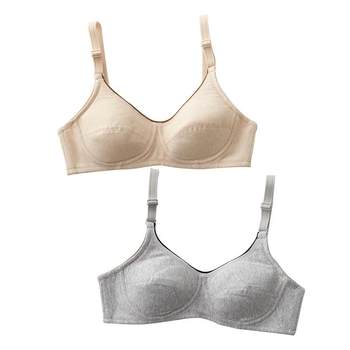 Shallow-top colored cotton underwear without steel rings