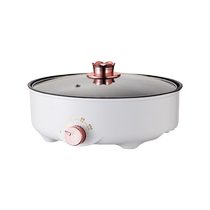 Barbecue Grill Pan Multifunction Grilled Pan Korean Style Non-stick Grilled Meat Machine Home Hotpot Electric Oven Pan 2134