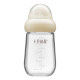 October Crystallized Small Eggshell Positioned Exhaust Glass Baby Bottle