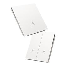 Concealed double open double control switch single open one open three open four open single joint double control panel hotel light switch