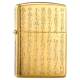 Zippo lighter gold-plated pannuo heart sutra
