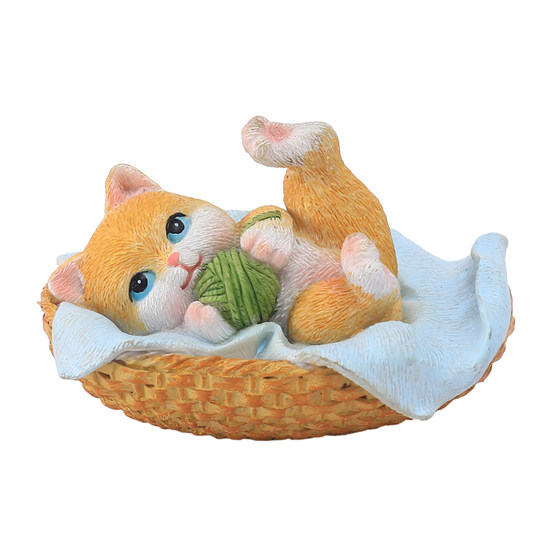 Cute cat mobile phone bracket Creative office desktop decorative small decoration lazy chasing artifact girl birthday gift