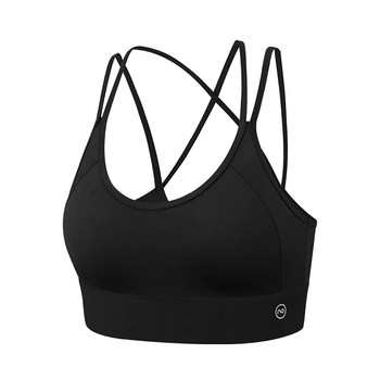 neverme beautiful back sports bra women's shockproof push-up yoga fitness thin strap bra camisole inner wear