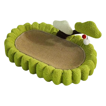 Sisal Cat Grabbing Plate Cat Litter Cat Tree Integrated Large Size Oval Basin Resistant to Anti-Falling Anti-Chip Anti-Cat Grabbing Sofa Toy