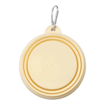 Dog folding bowl pet silicone bowl dog bowl outing