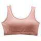 Underwear Pure Cotton Women's Vest Beautiful Back Sports Bra Pad Integrated