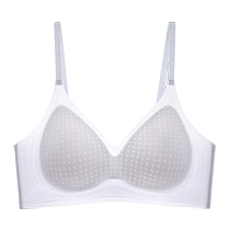 Maoren Beauty Back Seamless Underwear Womens Summer Thin Style Breast-Retracting Anti-sagging Wireless Small Breast Push-Up Bra