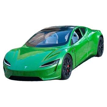 1:24 Tesla Roadster car model alloy toy car model of toy car simulation boy