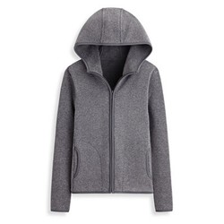 Spring Polar Fleece Jacket Women's Hoodie Soft Double-sided Fleece Top Warm Thickened Zipper Fleece Loose Sweatshirt