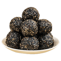 Thym Black Sesame Balls Balls Original Taste Rose Red Date Medlar Black Sesame Balls Casual Little Snack Independent Small Pack