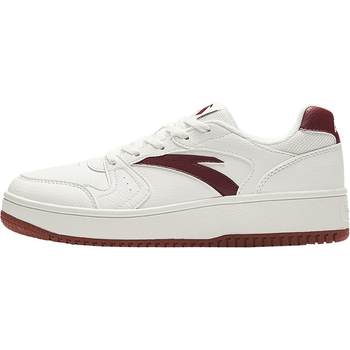 Anta first year women's thick-soled white sneakers