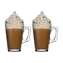 Pasha Paschi Imported Tempered Glass Cup Mark Cup Home Heat Resistant Cup Coffee Cup with Milk Tea Cup