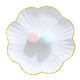 European style gold-edged ceramic plate dessert snack plate