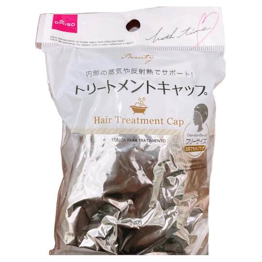 Self-heating shower cap hair mask cap Japan Daiso