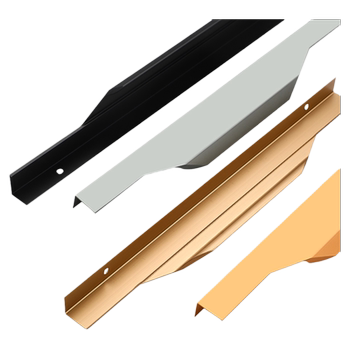 Invisible handle no punching edge sealing slot wardrobe door