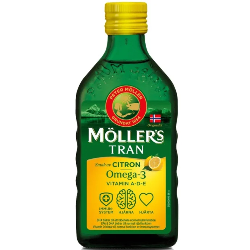 Norwegian Cod Liver Oil Mules Lemon Flavor suitable for the whole family