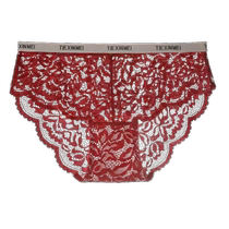 Lace underwear for women pure desire thin silk antibacterial inner cover American sexy seamless large size briefs for girls