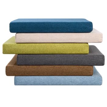 Customized detachable cotton and linen cushions with high density