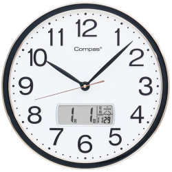 Kangbas Silent Wall Clock Living Room Perpetual Calendar Home Modern Clock Wall-Mounted Nordic Creative Simple Quartz Clock