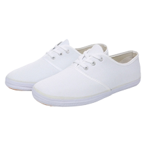 White shoes for morning exercises martial arts shoes canvas shoes mens and womens white gymnastics shoes dance shoes performance shoes performance shoes