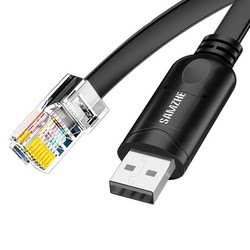 Shanze usb-콘솔 디버깅 케이블 usb-rj45 노트북 네트워크 포트 232 직렬 케이블 win11 드라이버 프리 콘솔 스위치 구성 라인 제어 변환 라우터