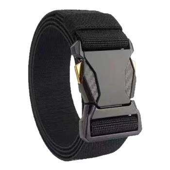 Pair of buckle elastic belt men's automatic buckle belt