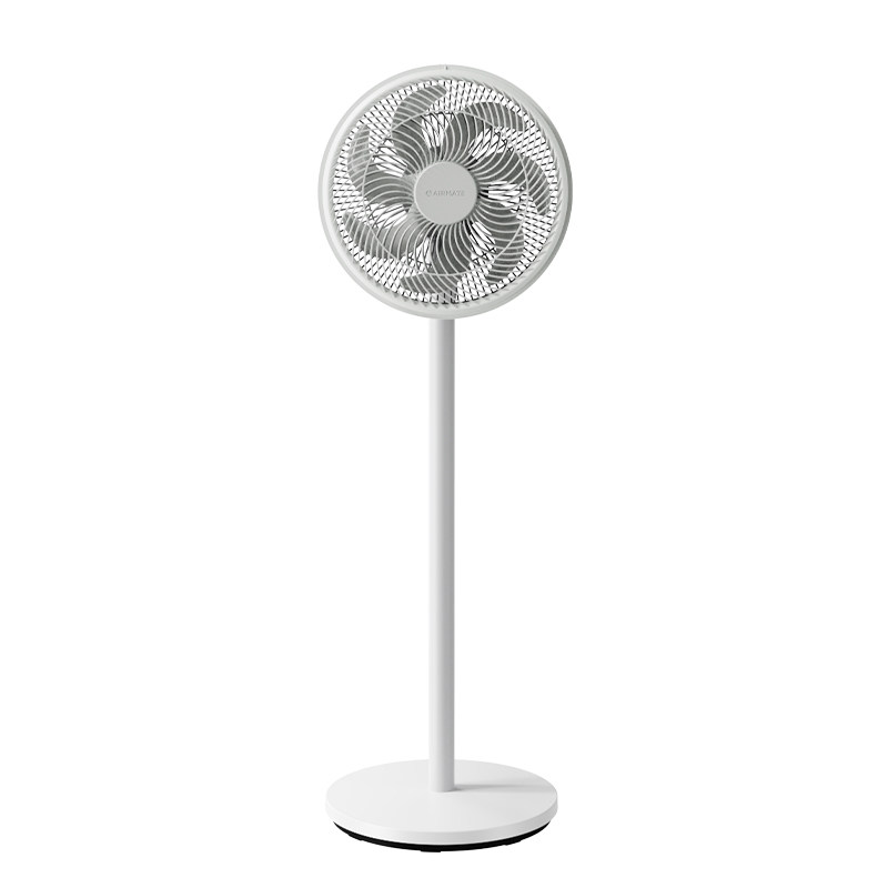 Airmate electric fan floor fan home high wind vertical energy-saving silent shaking head light sound seven-blade circulation fan