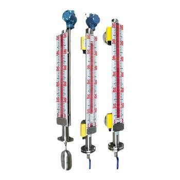 304 material magnetic flip level meter with alarm switch