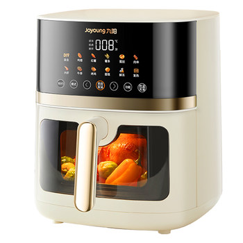 Joyang double heat source baking air fryer viewable