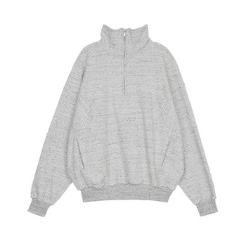 Mrs casual zipper sweatshirt sports suit