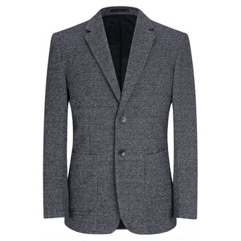 Langdon mulberry silk houndstooth casual suit