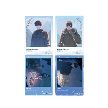 bilibili 2024 ຜະລິດຕະພັນໃຫມ່ <Grave Robbers Notes> Polaroid Card Set