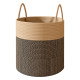 Cotton rope woven large capacity and beautiful dirty clothes basket