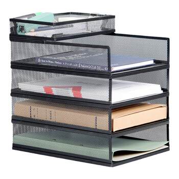 A4 file rack metal multi-layer iron art