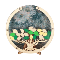 Yulin customized three-dimensional large tree piece sign-in frame forest wedding leaf annual meeting school graduation signature board