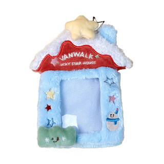 VANWALK圣诞系列 品牌定制圣诞雪人毛绒卡套校园卡饭卡证件保护套