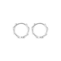 (Self-operated) daisy beauty pastoral style bamboo earrings womens s925 silver versatile earrings girlfriend gift