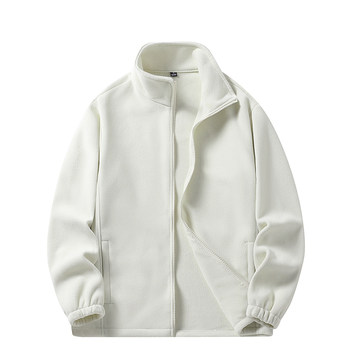 Women's thickened double-sided velvet fleece warm jacket